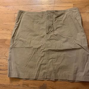Gap khaki skirt